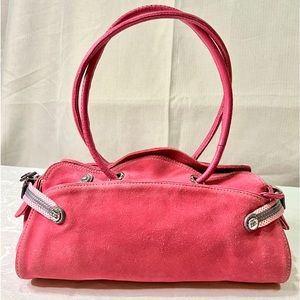 Cole Haan Kelsey Pink Suede Handbag